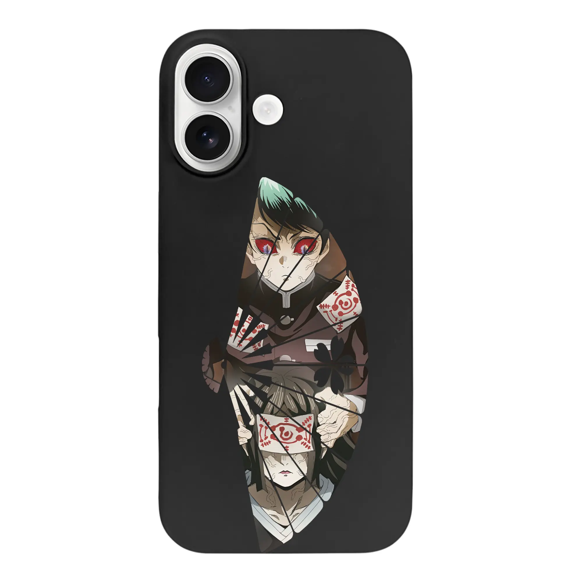 鬼滅の刃 グッズ,愈史郎 - iPhone 17 シリーズ シリコンケース 薄型 耐衝撃 指紋防止 ソフトタッチカバー 精密フィット 傷防止 保護ケース iPhone 17/17 Air/17 Pro/17 Pro Max 対応